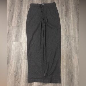 Vintage Polo Ralph Lauren Gray 100% Wool Pants Men’s Sz 34x36 (34x35)